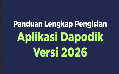 Panduan Aplikasi Dapodik 2026