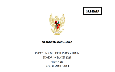 Pergub Jatim No 49 Tahun 2024