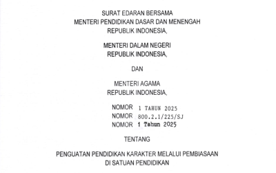 SEB Mendikdasmen, Mendagri dan Menag